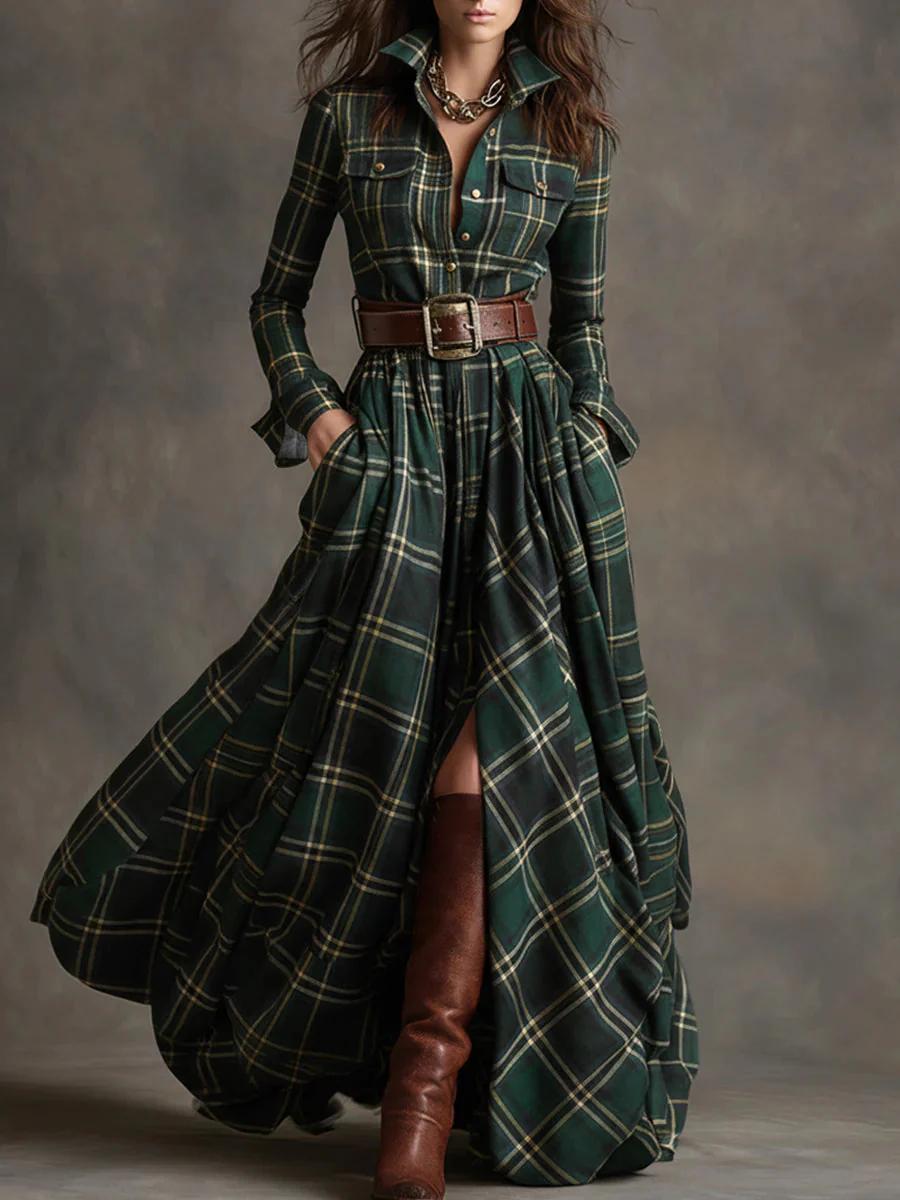 Amélie | Belted Shirt Dress