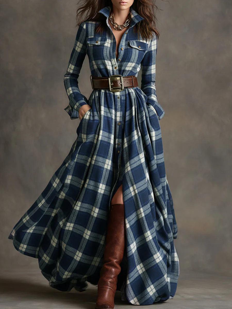 Amélie | Belted Shirt Dress