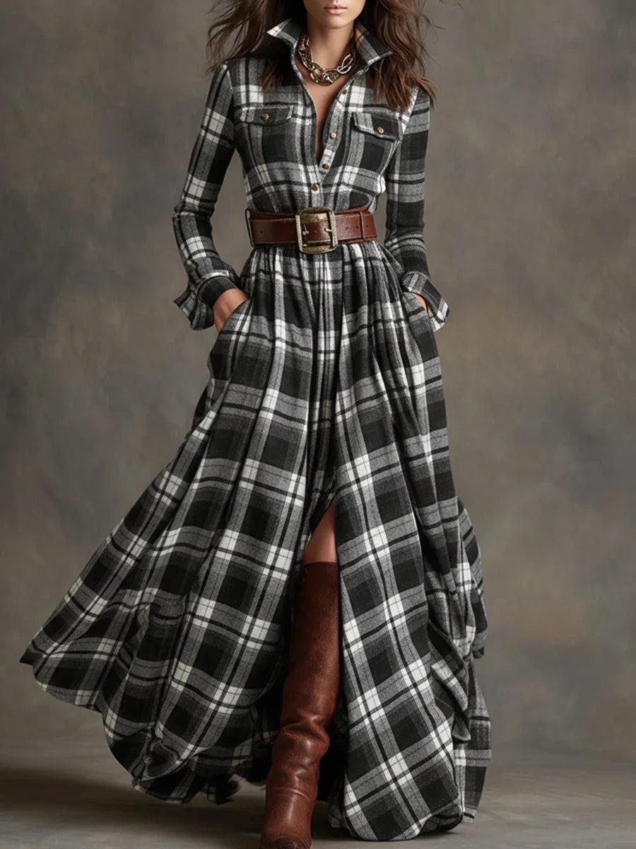 Amélie | Belted Shirt Dress