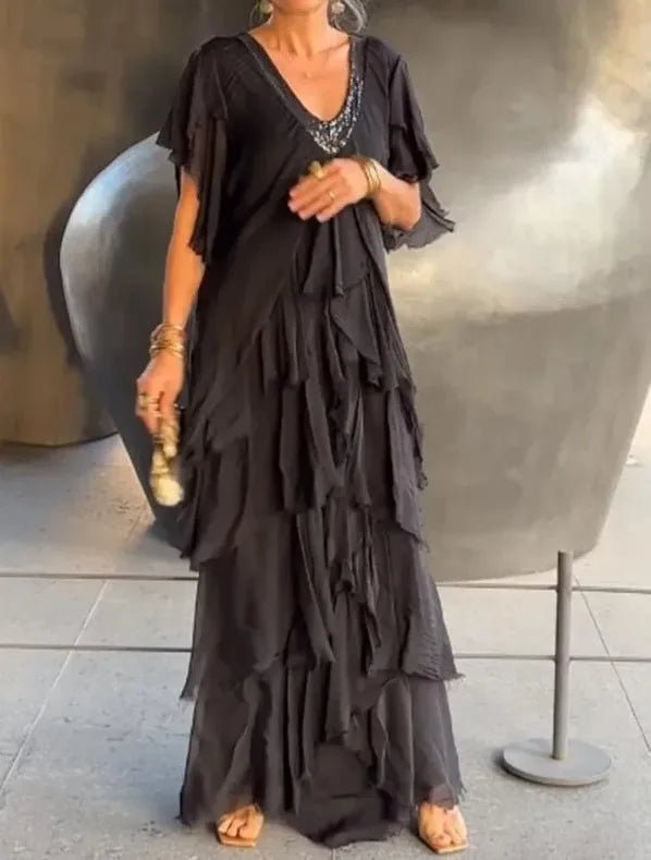 Anais | Tiered Maxi Dress