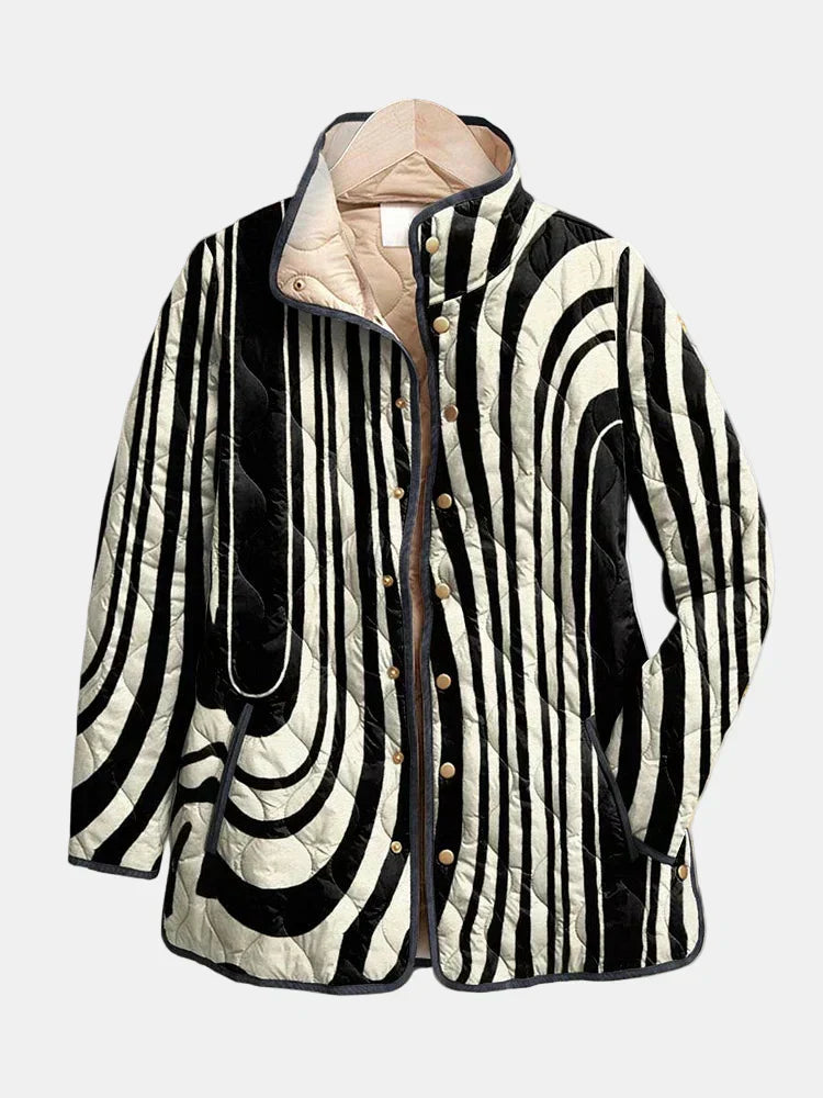 Iris | Geometric Quilted Jacket