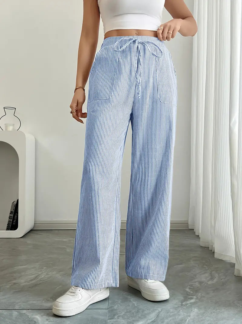 Noémie | Drawstring Casual Pants