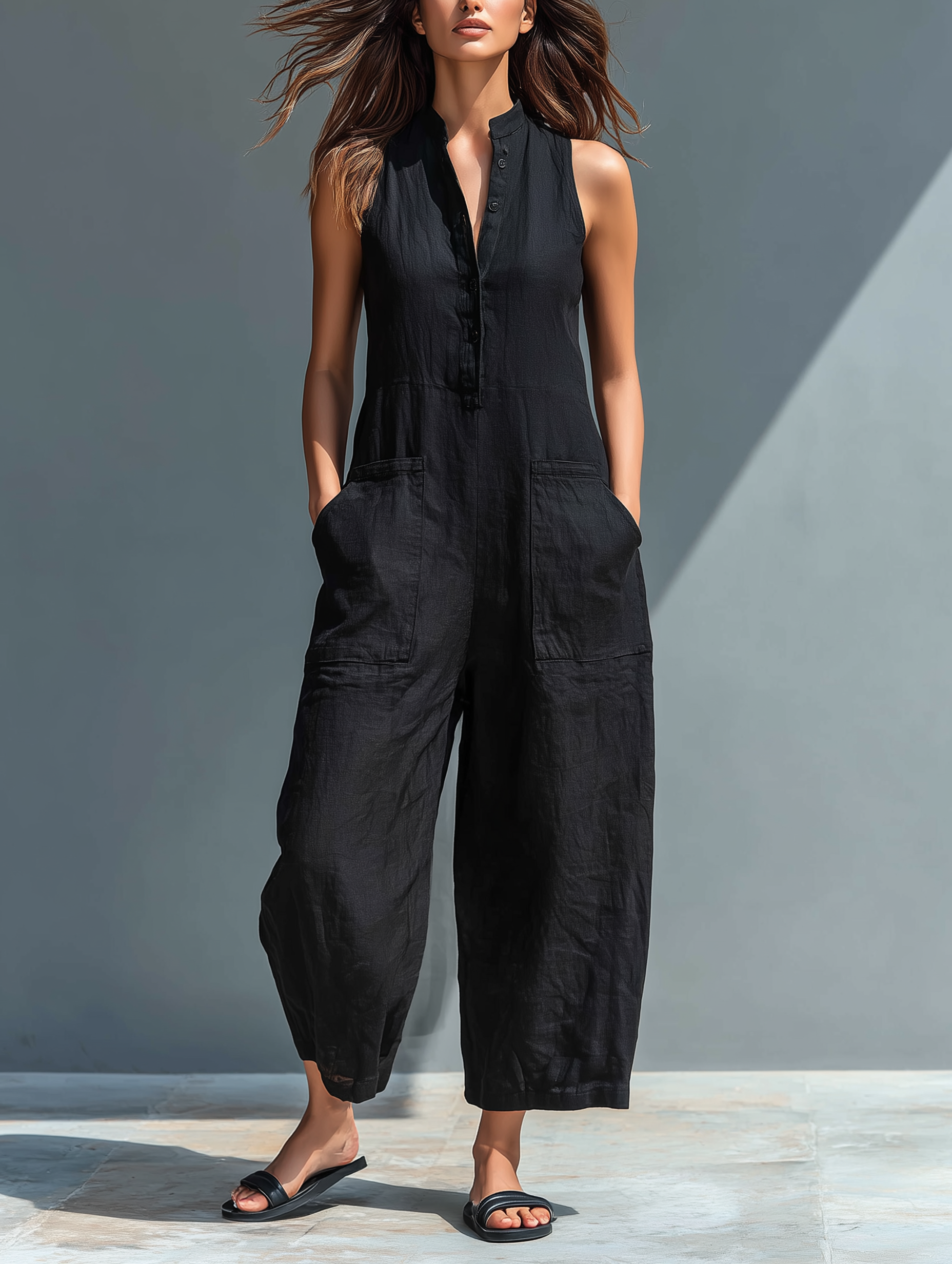 Sinenhlanhla | Elegant Sleeveless Jumpsuit