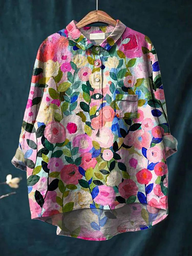Vivienne | Vibrant Floral Shirt