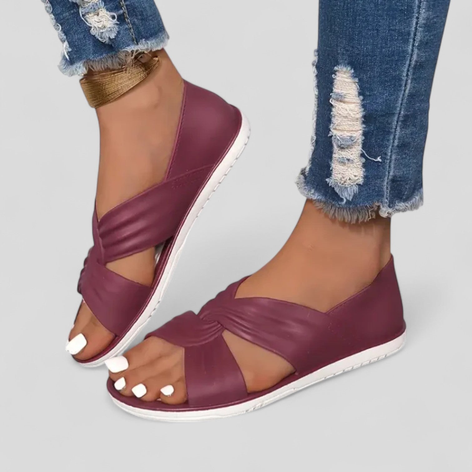 Amara | Orthopedic Crisscross Sandals