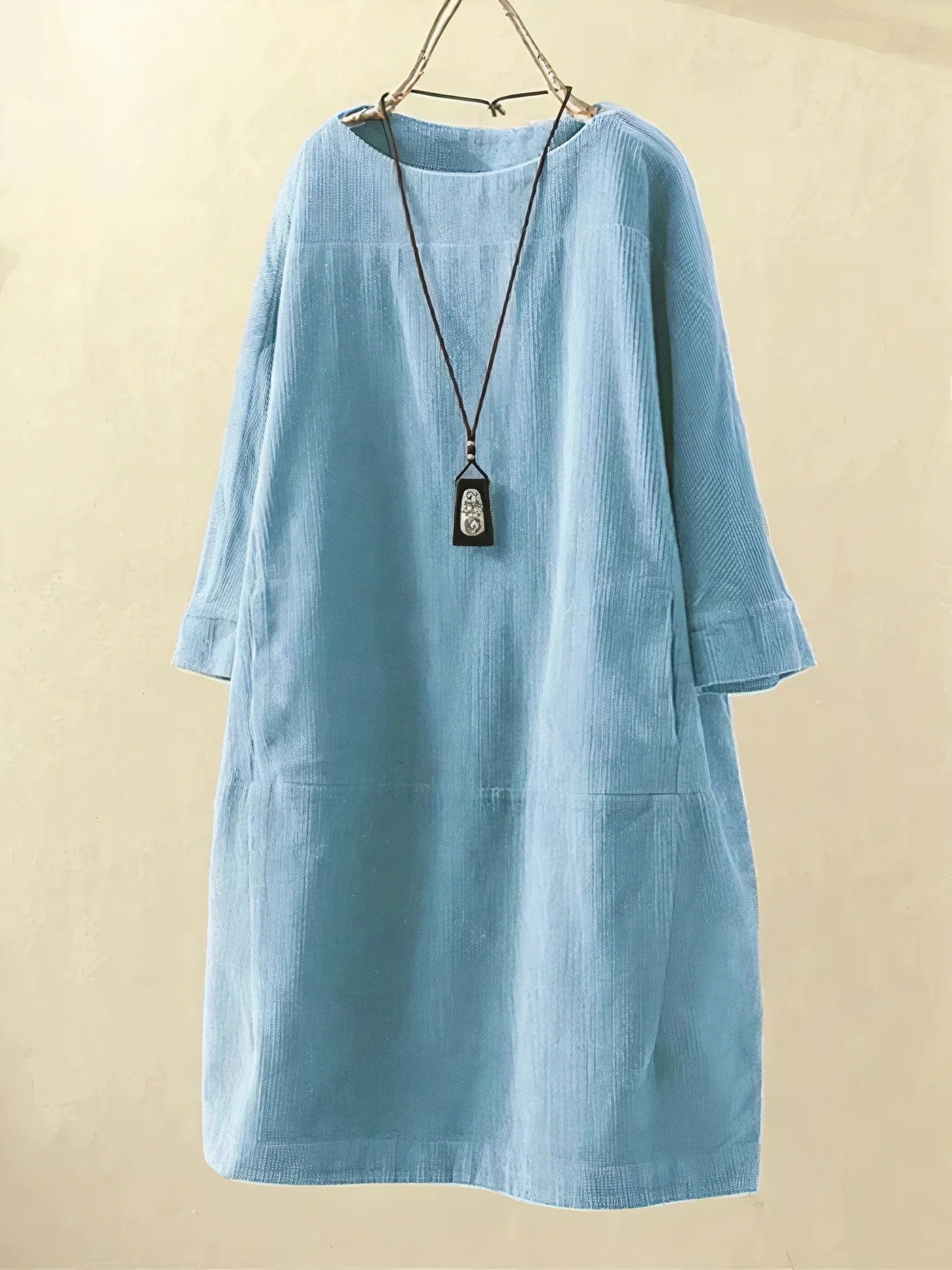 Elodie | Elegant Corduroy Midi Dress