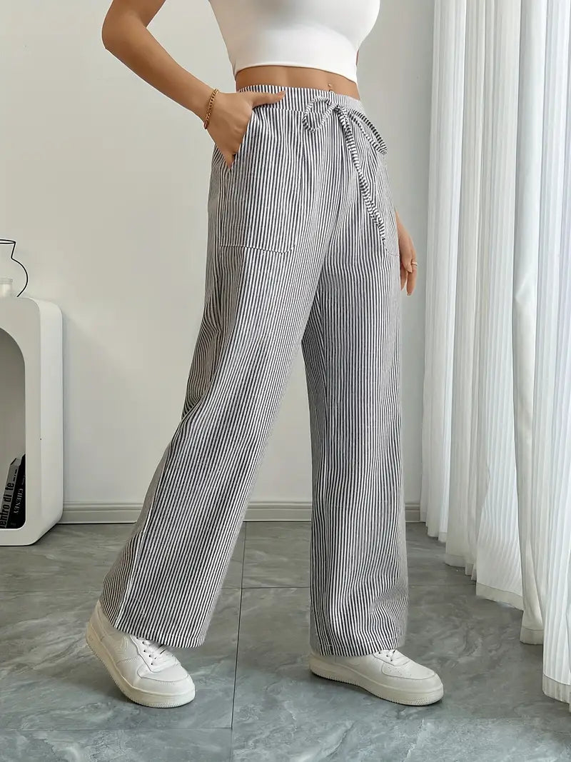 Noémie | Drawstring Casual Pants
