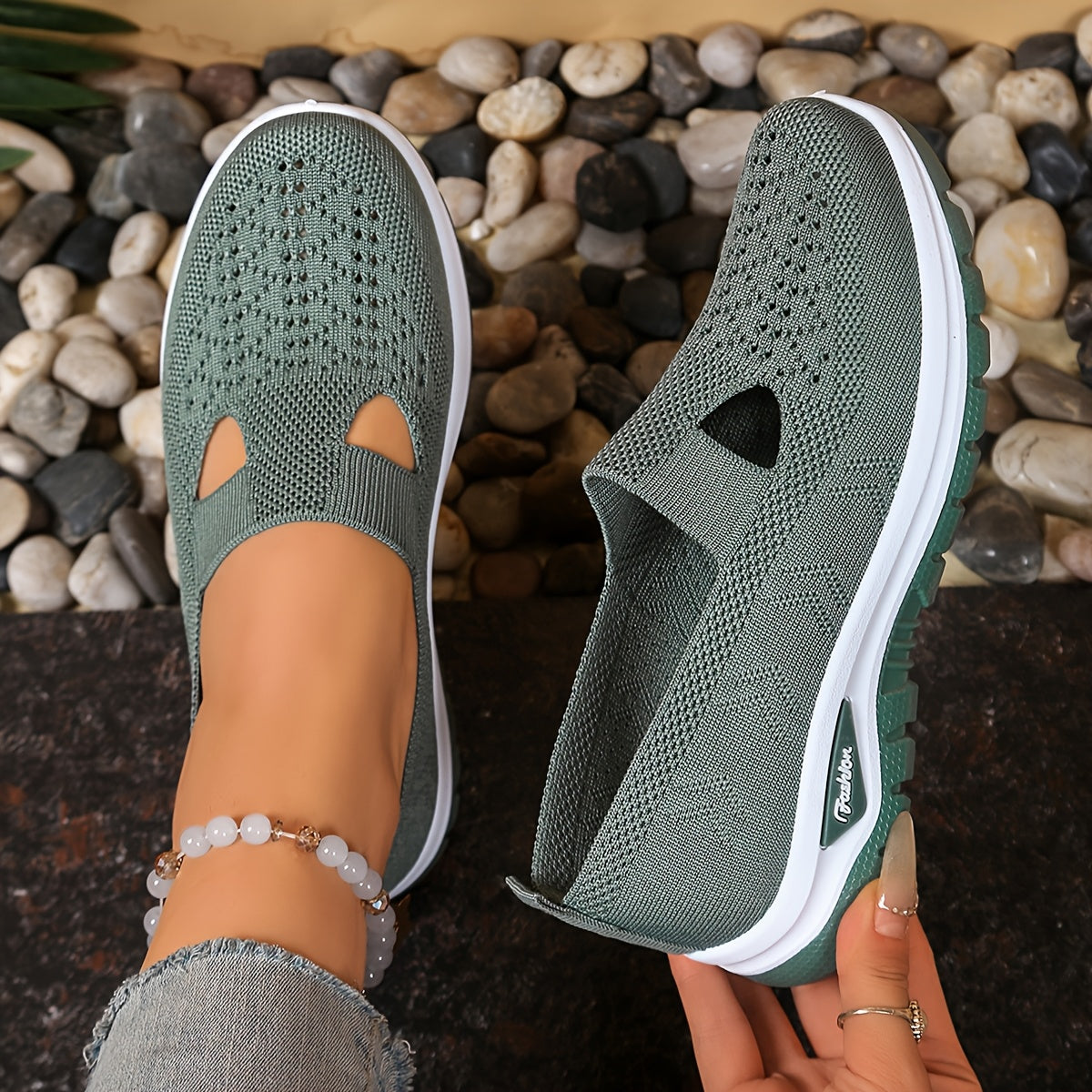 Thokozile | Orthopedic Knit Slip-On Sneaker