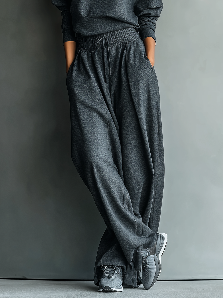 Sonja | Knit Two-Piece Wide-Leg Set