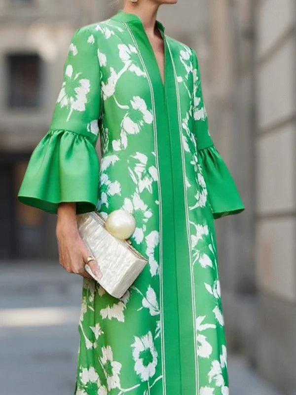 Genevieve | Bohemian Floral Maxi Dress