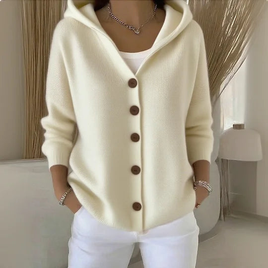 Nandipha | Soft Cotton Hooded Cardigan