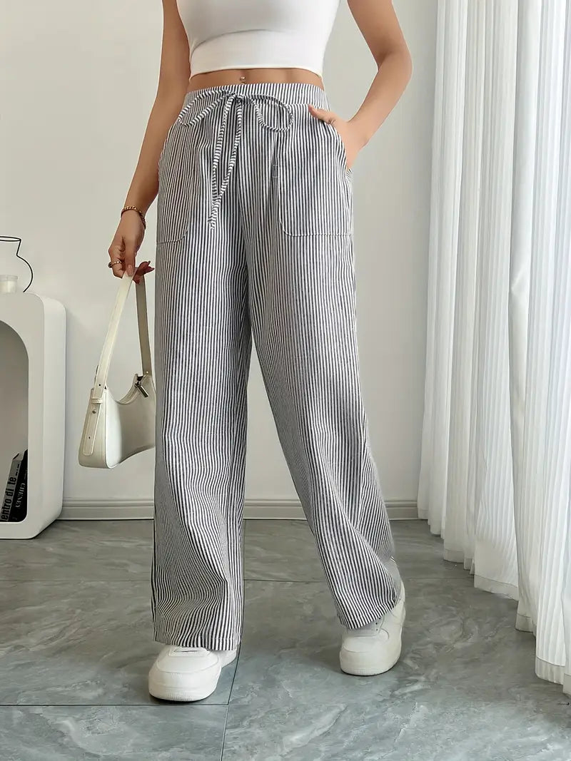 Noémie | Drawstring Casual Pants