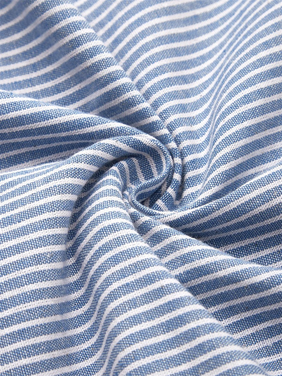 Camille | Striped Midi Dress