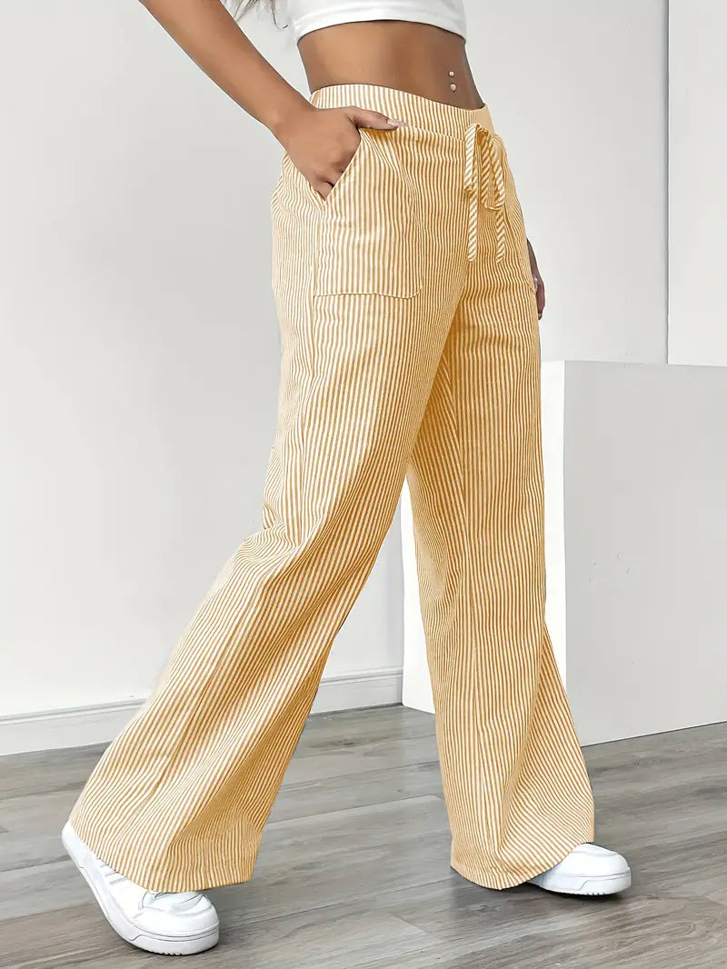 Noémie | Drawstring Casual Pants