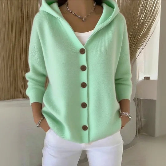 Kefilwe | Soft Cotton Hooded Cardigan