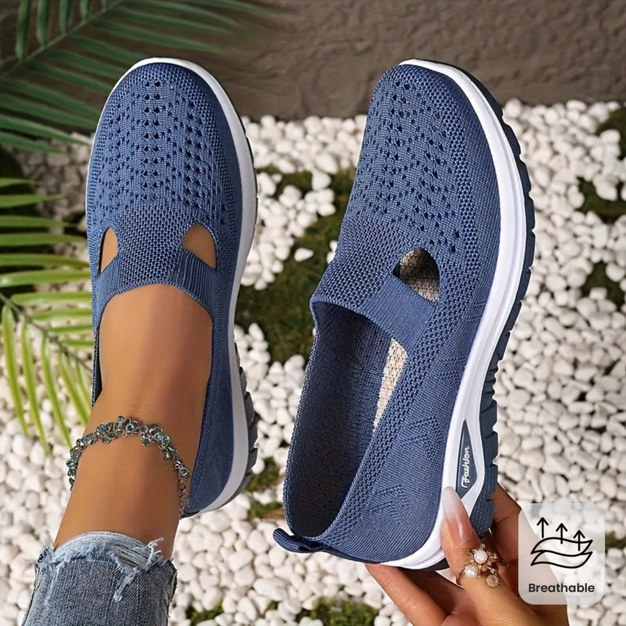 Thokozile | Orthopedic Knit Slip-On Sneaker