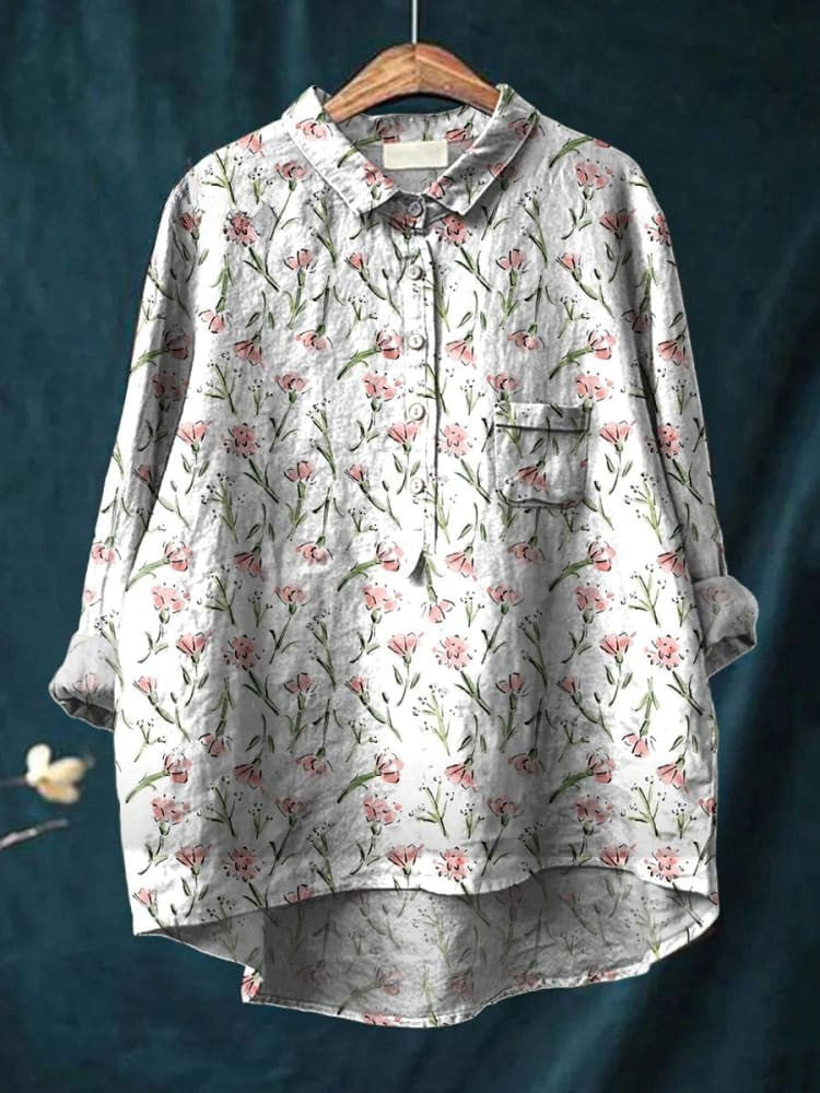 Isabelle | Soft Floral Serenity Shirt