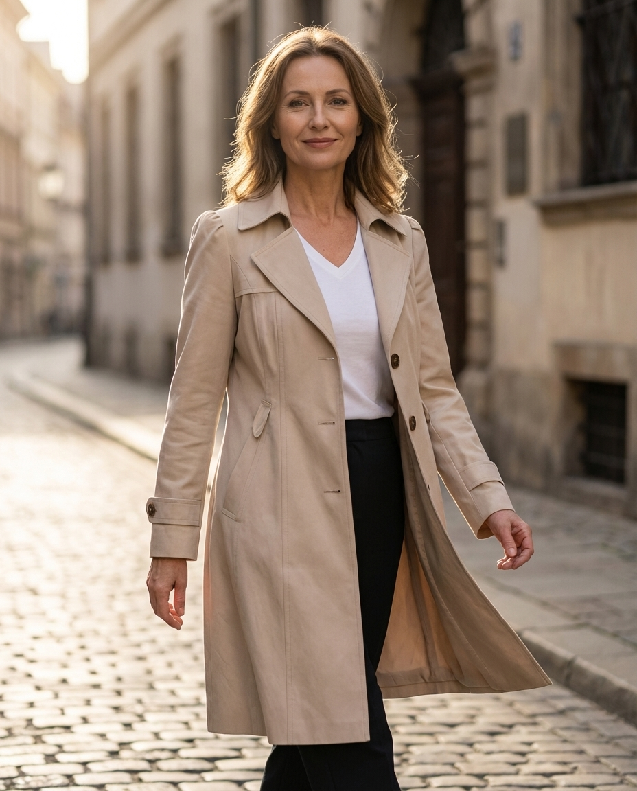 Elsabe | Elegant Vintage Summer Coat