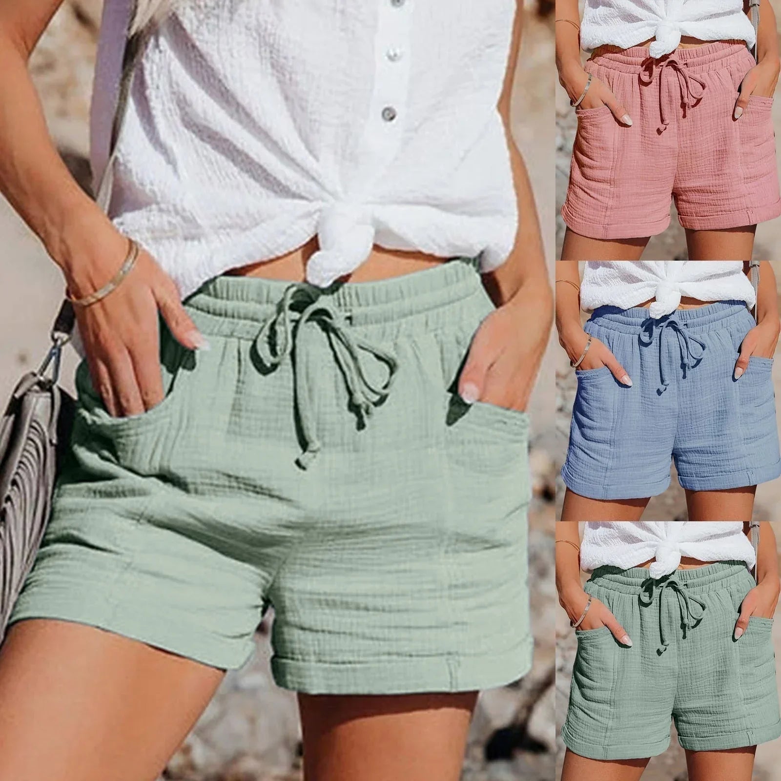 Lebogang | Relaxed Linen Summer Shorts