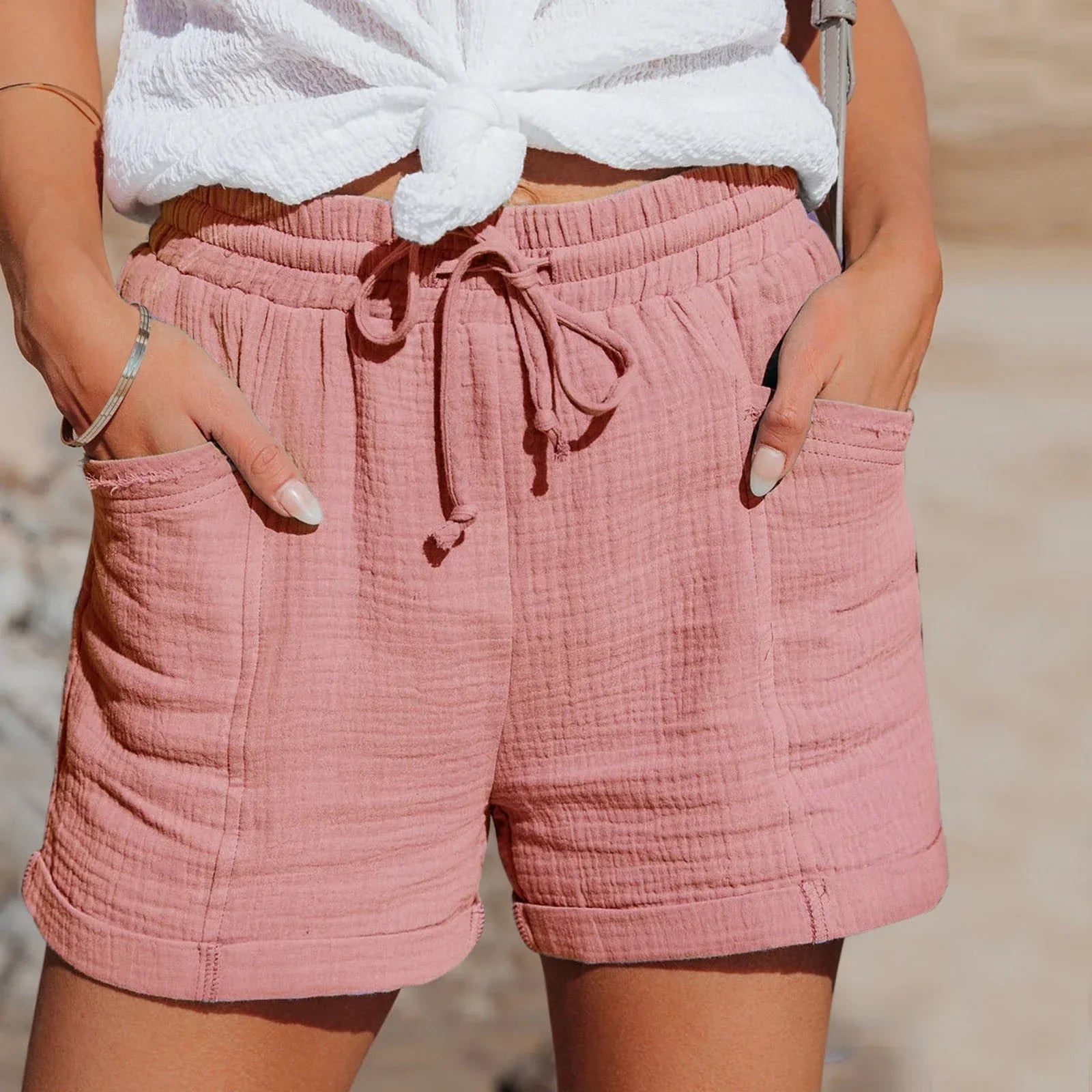 Hester | Relaxed Linen Summer Shorts