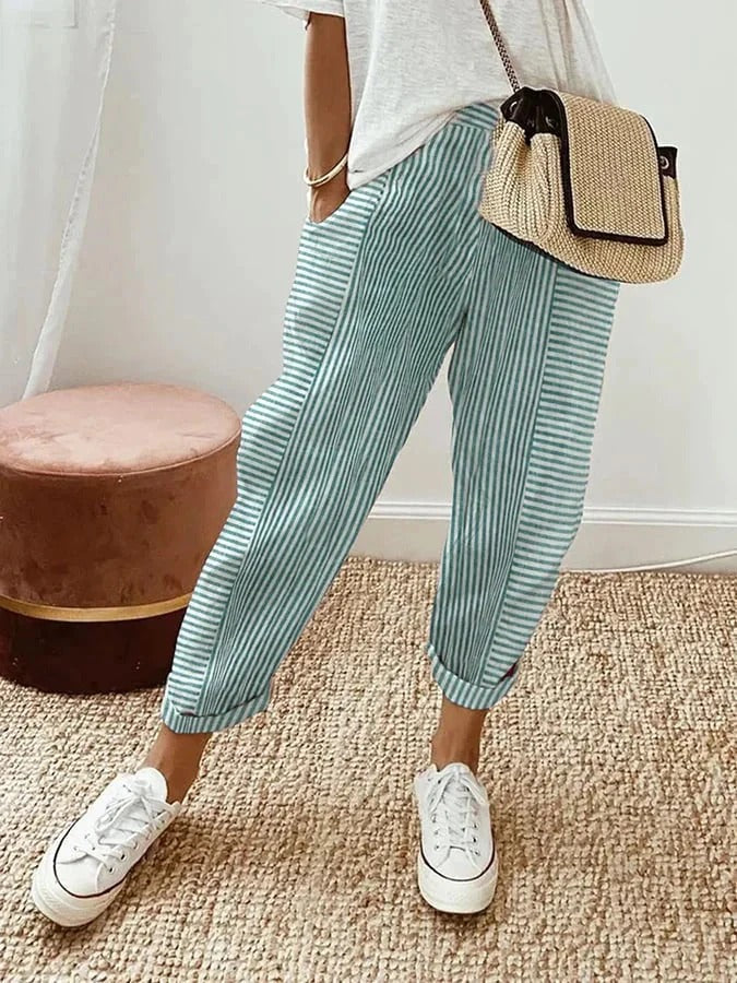 Iris | Breezy Loose-Fit Linen Pants