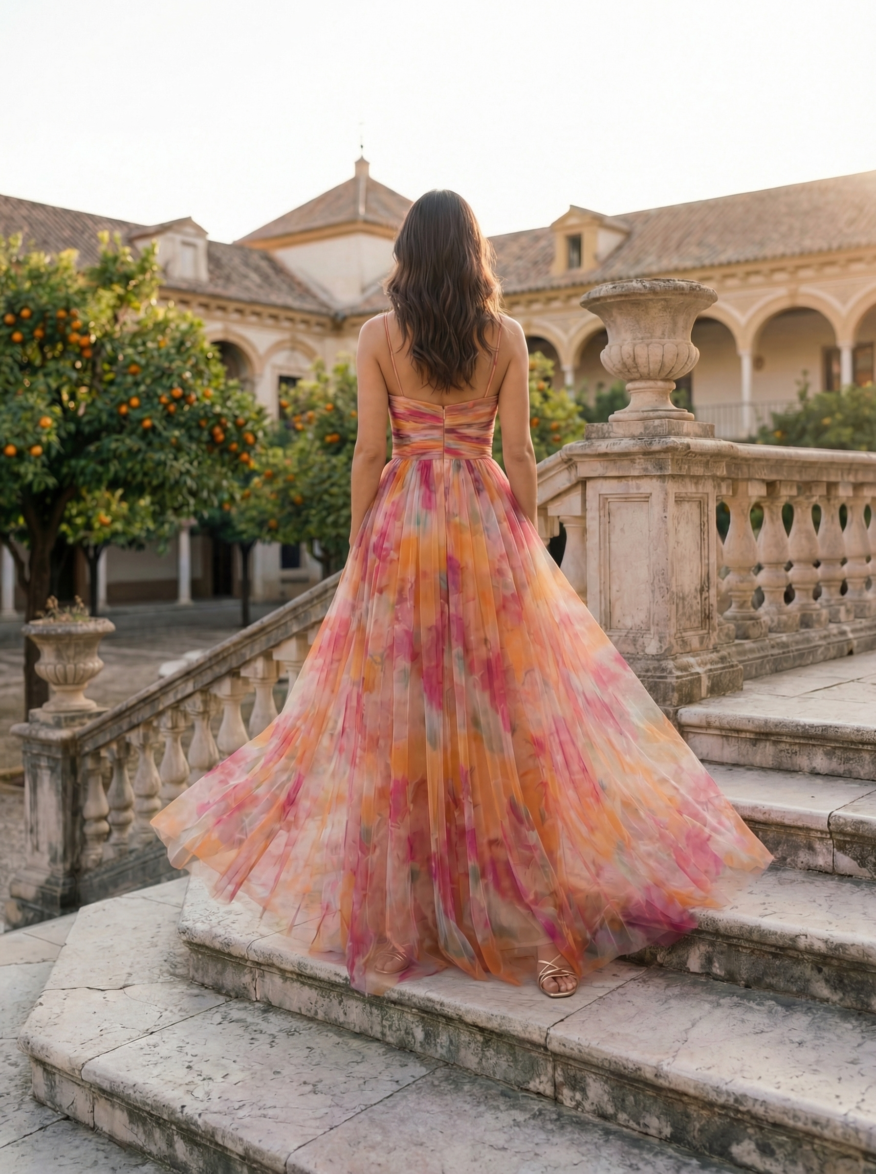 Aurora | Watercolor Floral Maxi Dress