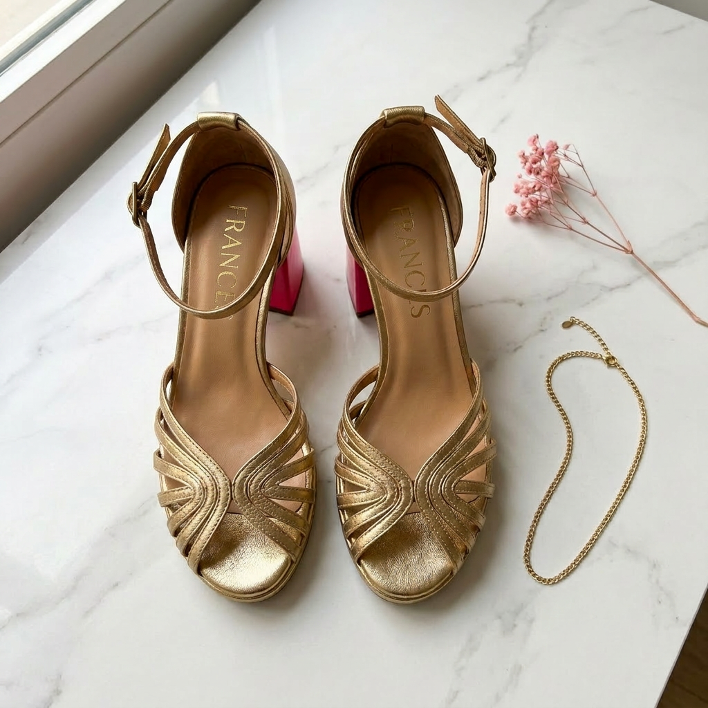 Thabo | Cushioned Open-Toe Ankle-Strap Heels