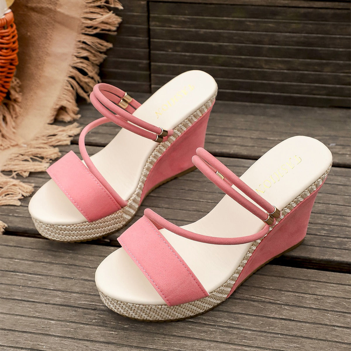 Lungisa | Orthopedic Woven Wedge Sandal