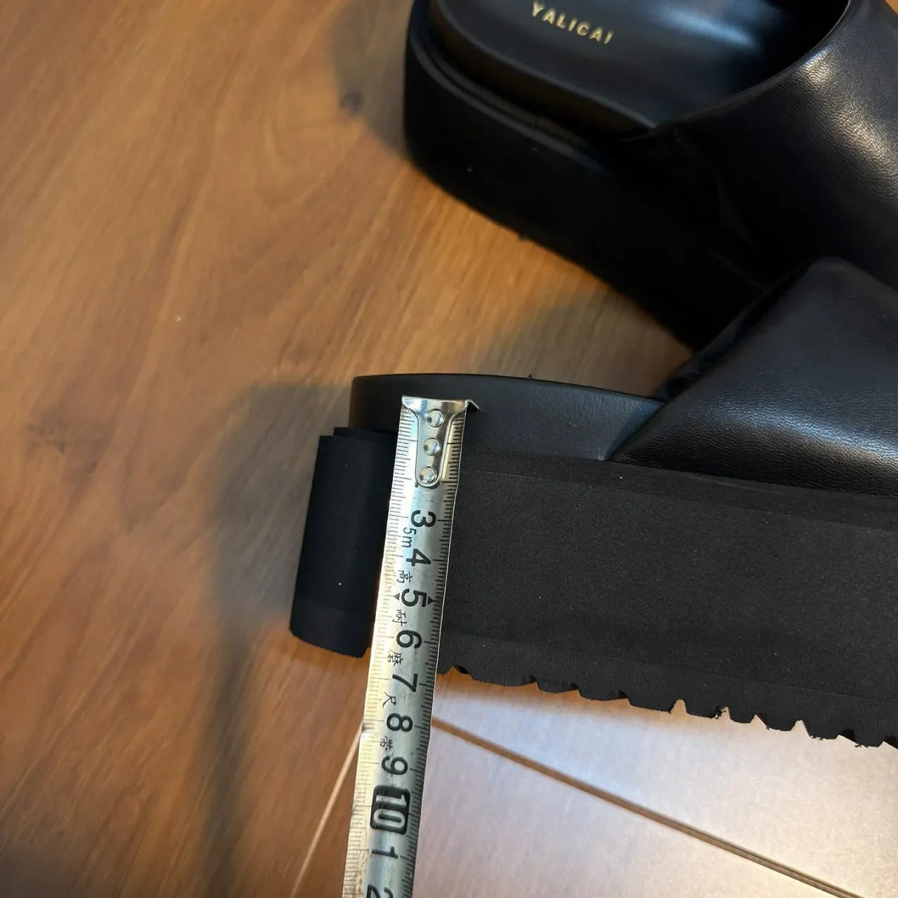 Sibongiwe | Leather Platform Slide