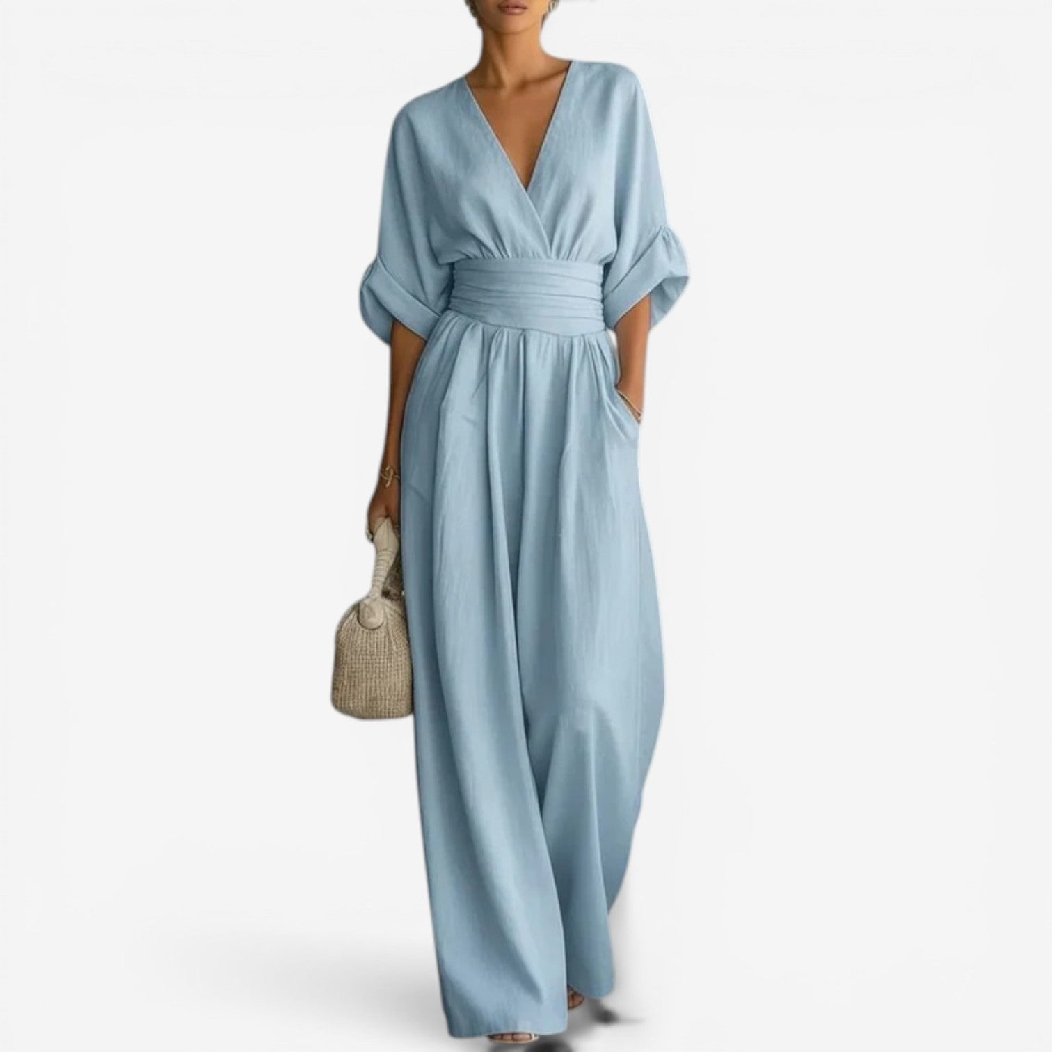 Tebogo | Elegant Cinched-Waist Jumpsuit