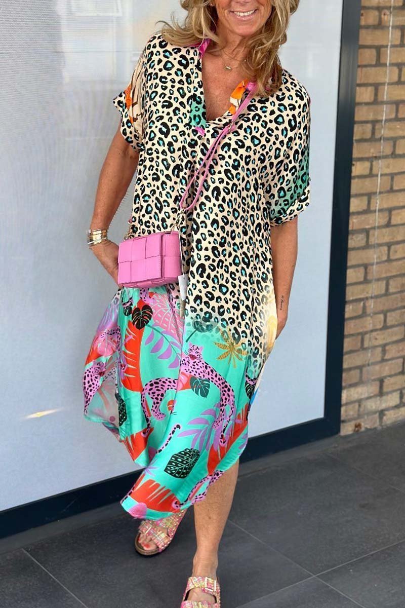 Mila | Leopard Print Casual Dress