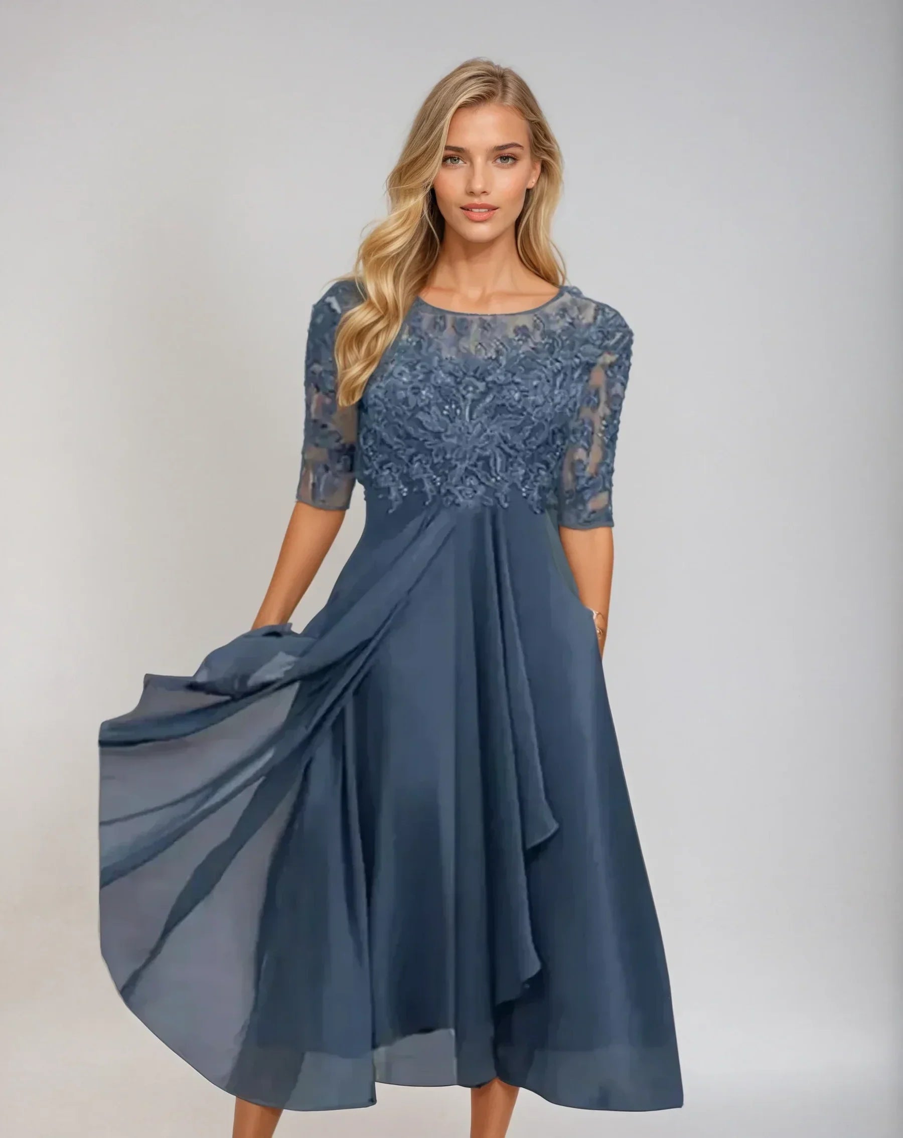 Keitumetse | Elegant Lace Evening Dress