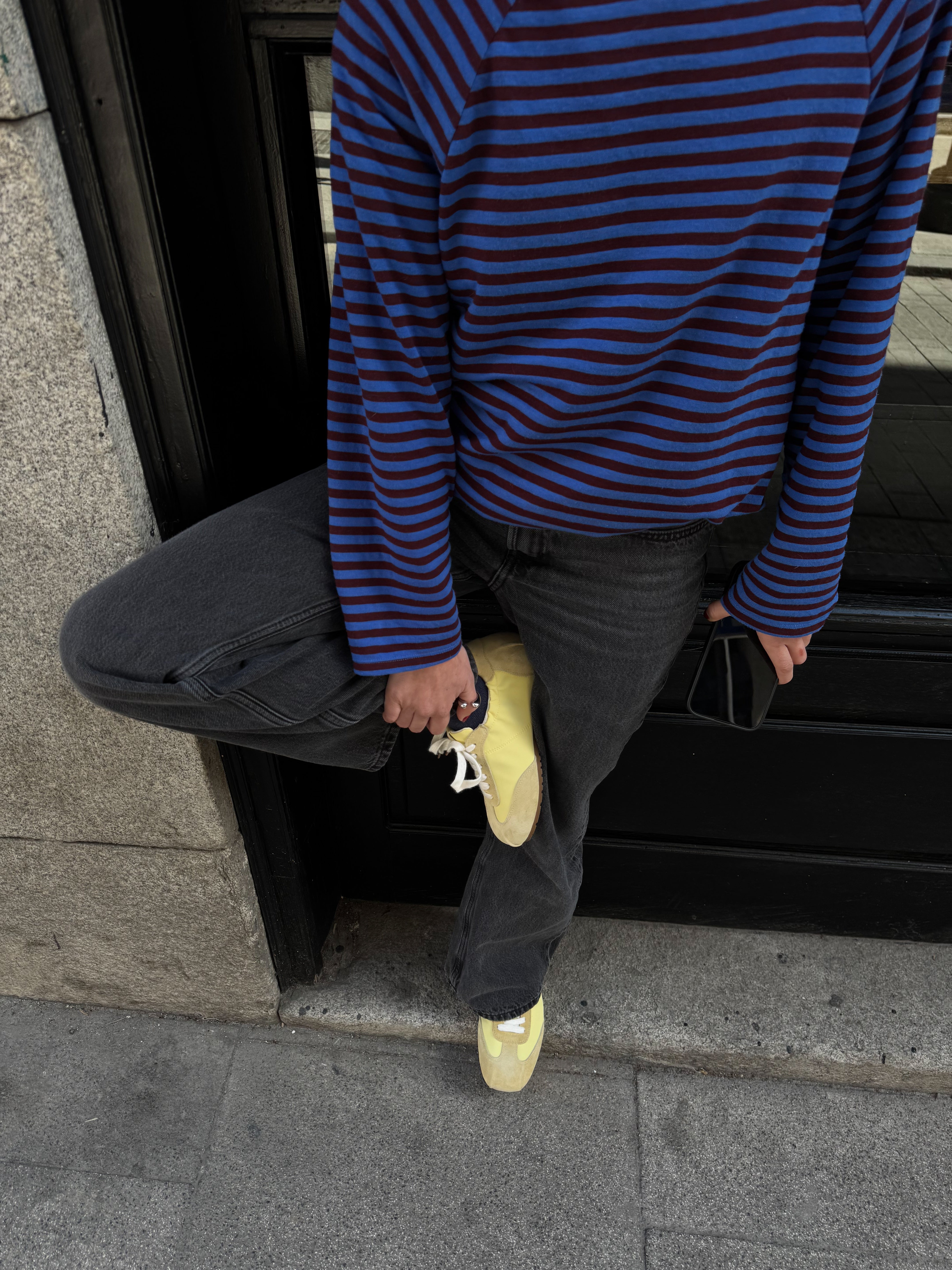Boipelo | Yellow Lace-Up Nylon Sneaker