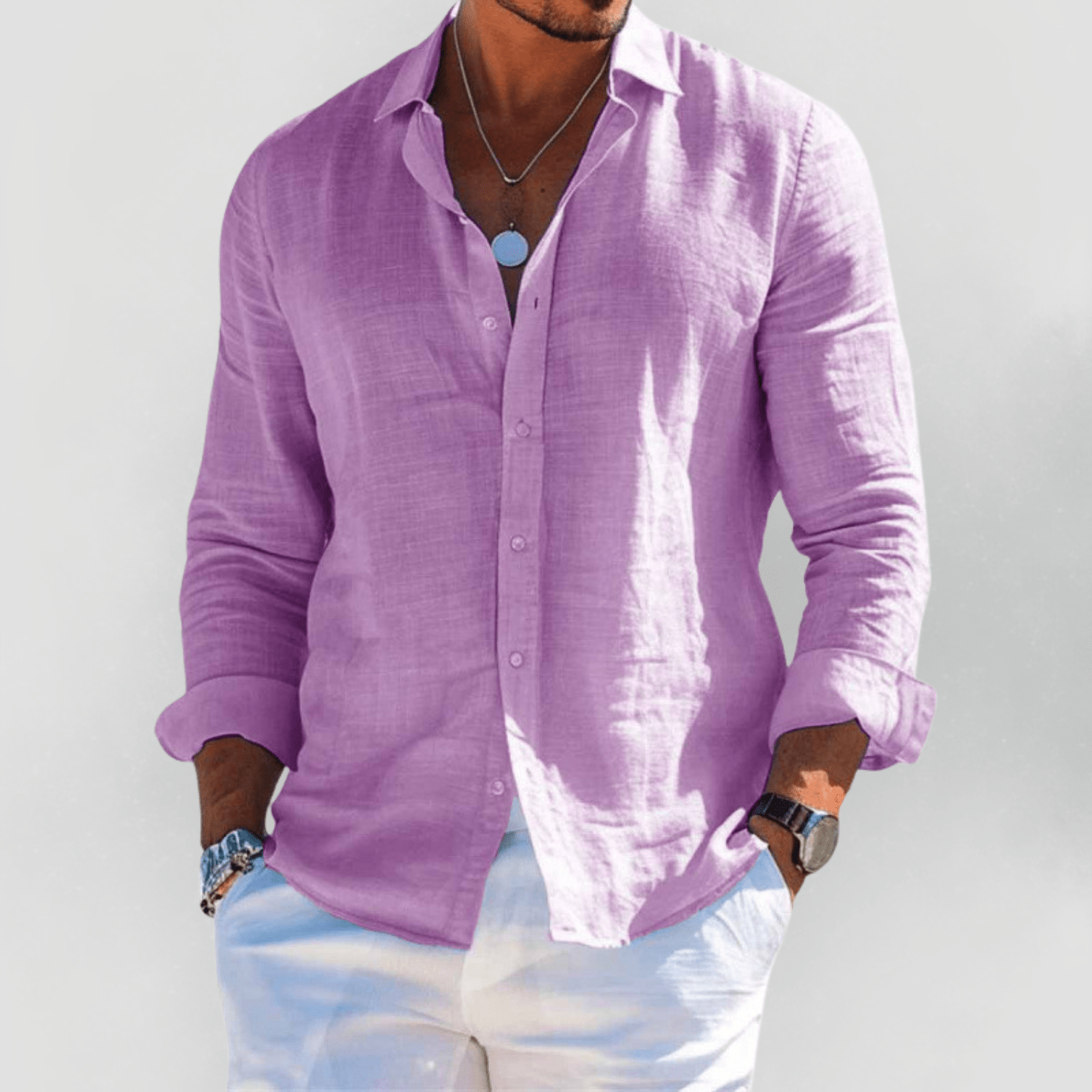 Carine | Lightweight Linen Summer Shirt