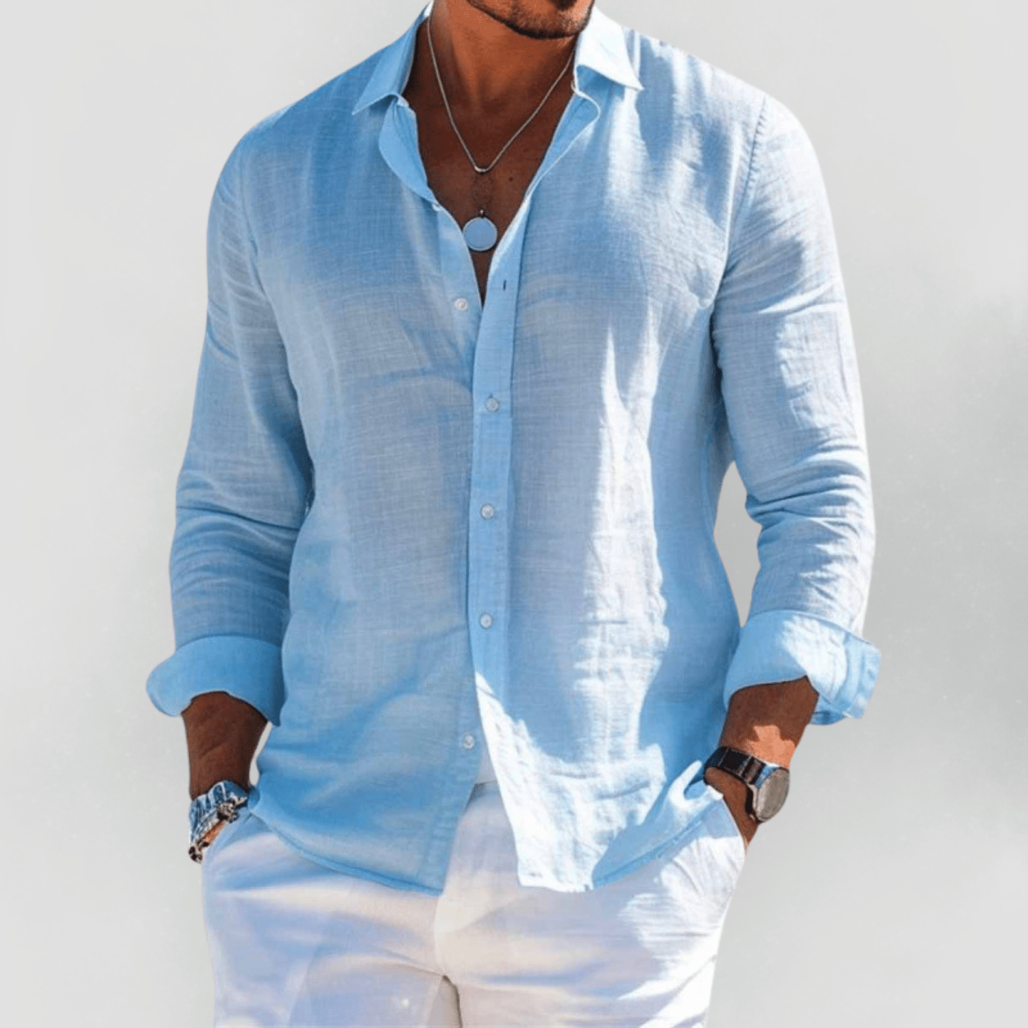 Carine | Lightweight Linen Summer Shirt