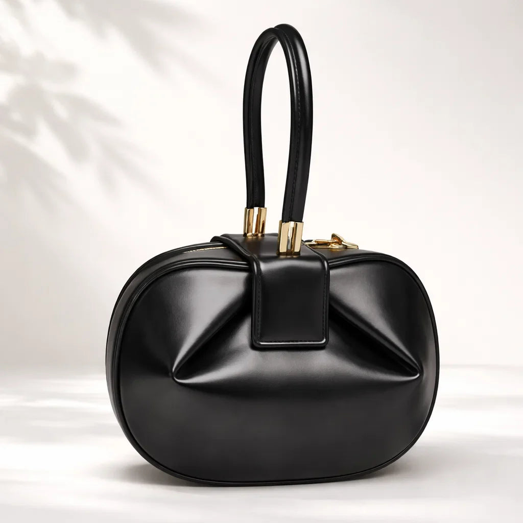 Nolubabalo | Sleek Leather Locking Closure Bag