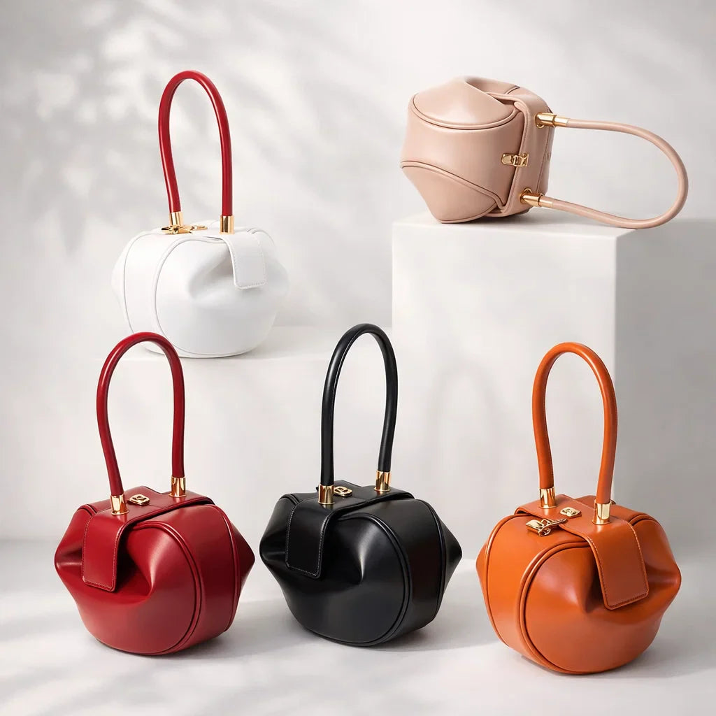 Nolubabalo | Sleek Leather Locking Closure Bag