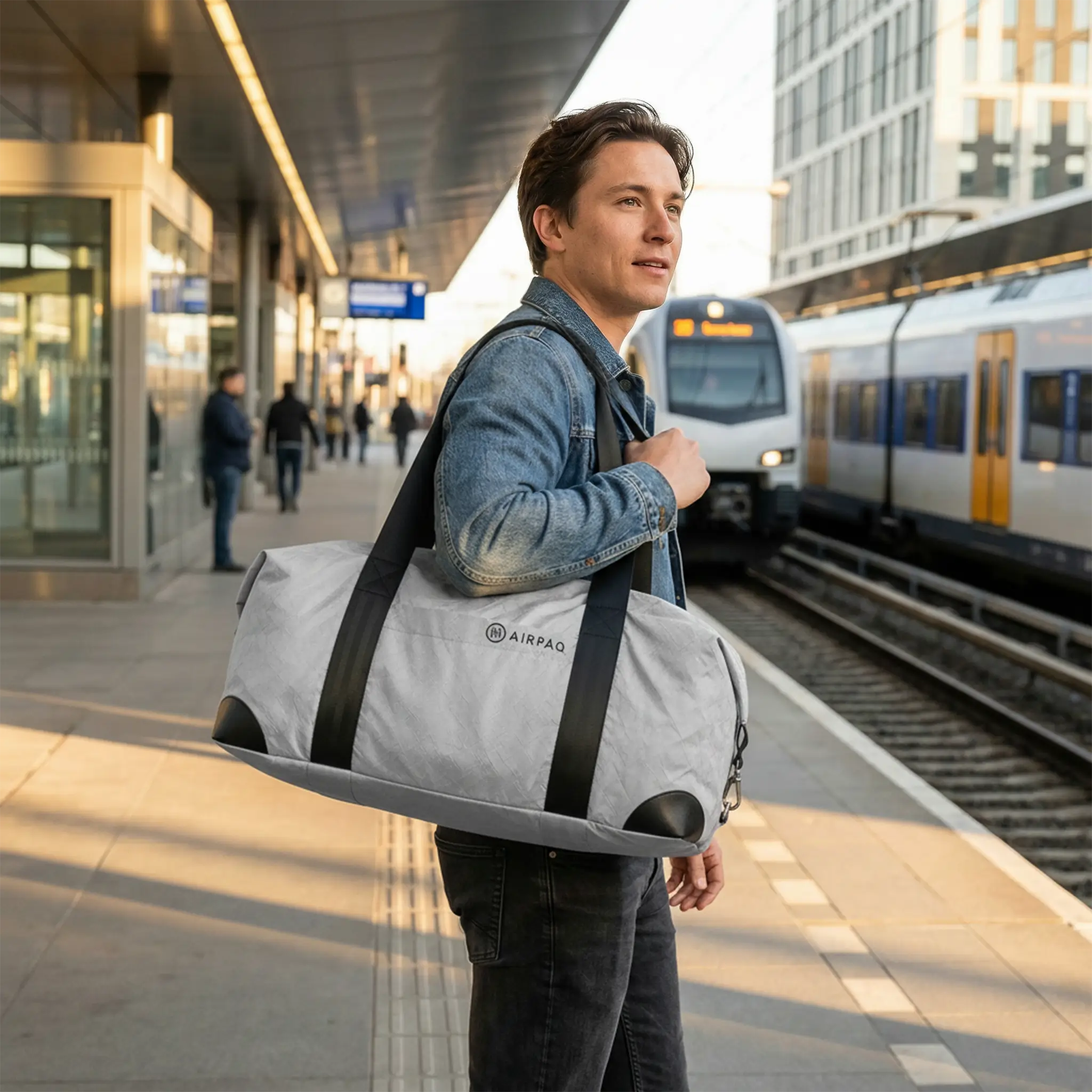 David | Upcycled Airbag Weekend Duffel
