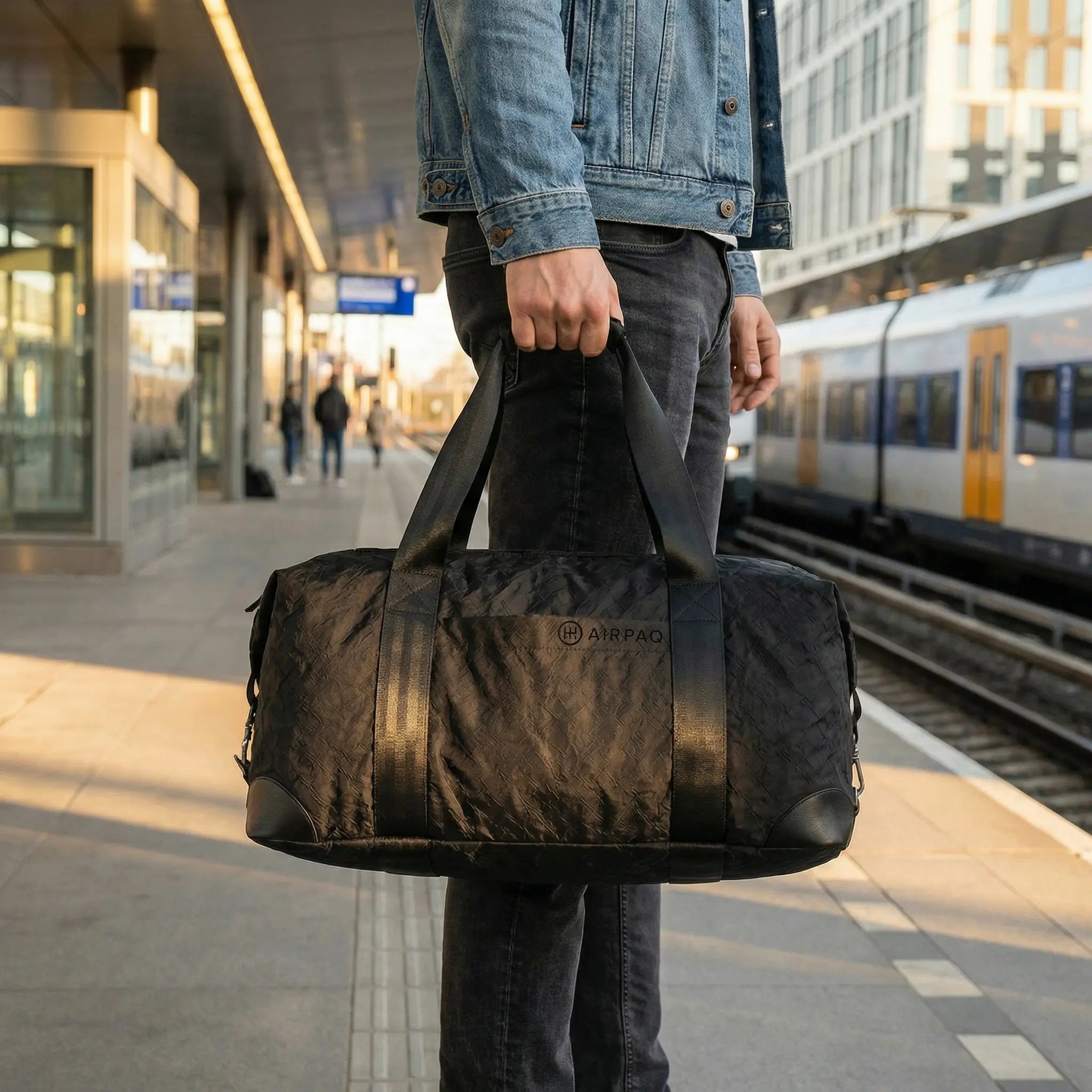 David | Upcycled Airbag Weekend Duffel