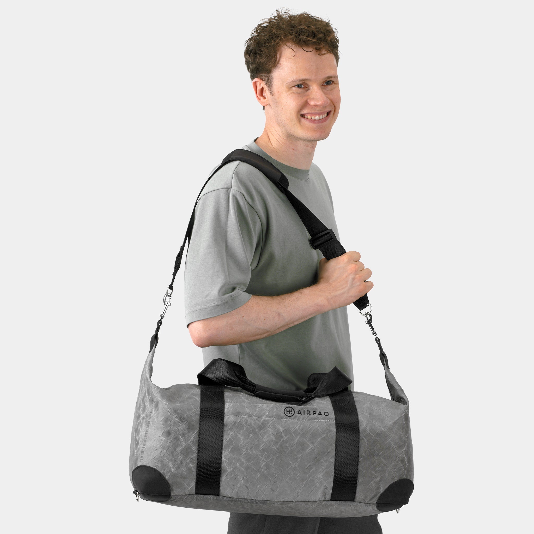 David | Upcycled Airbag Weekend Duffel