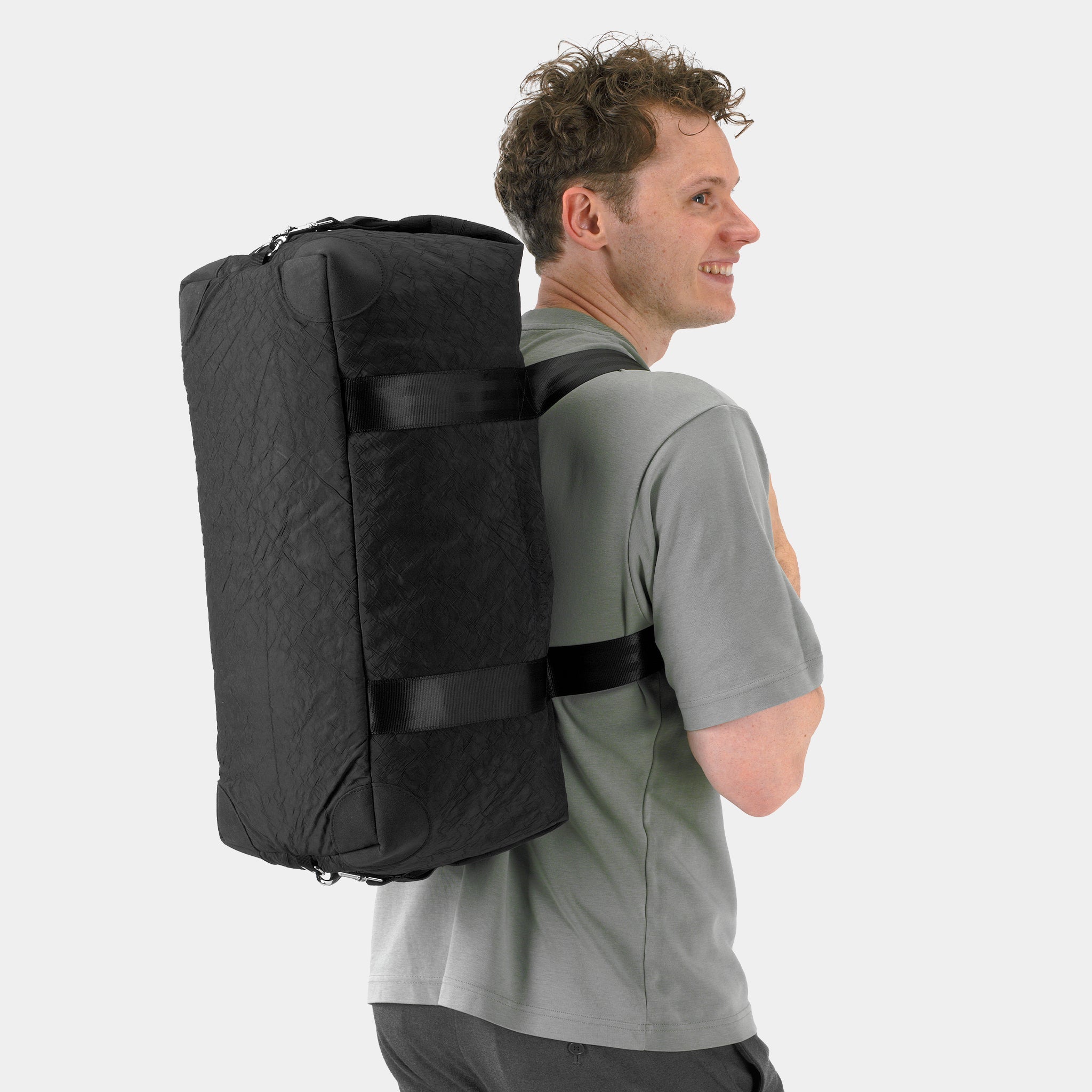 David | Upcycled Airbag Weekend Duffel