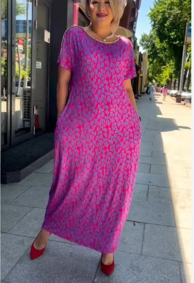Daphne | Printed Plus Size Dress