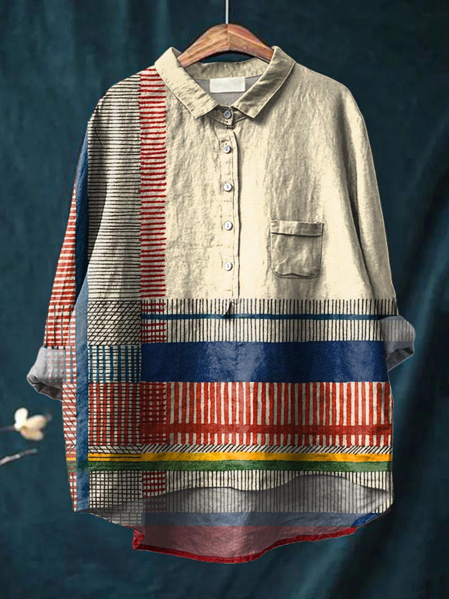 Romy | Bold Stripe Oversized Shirt