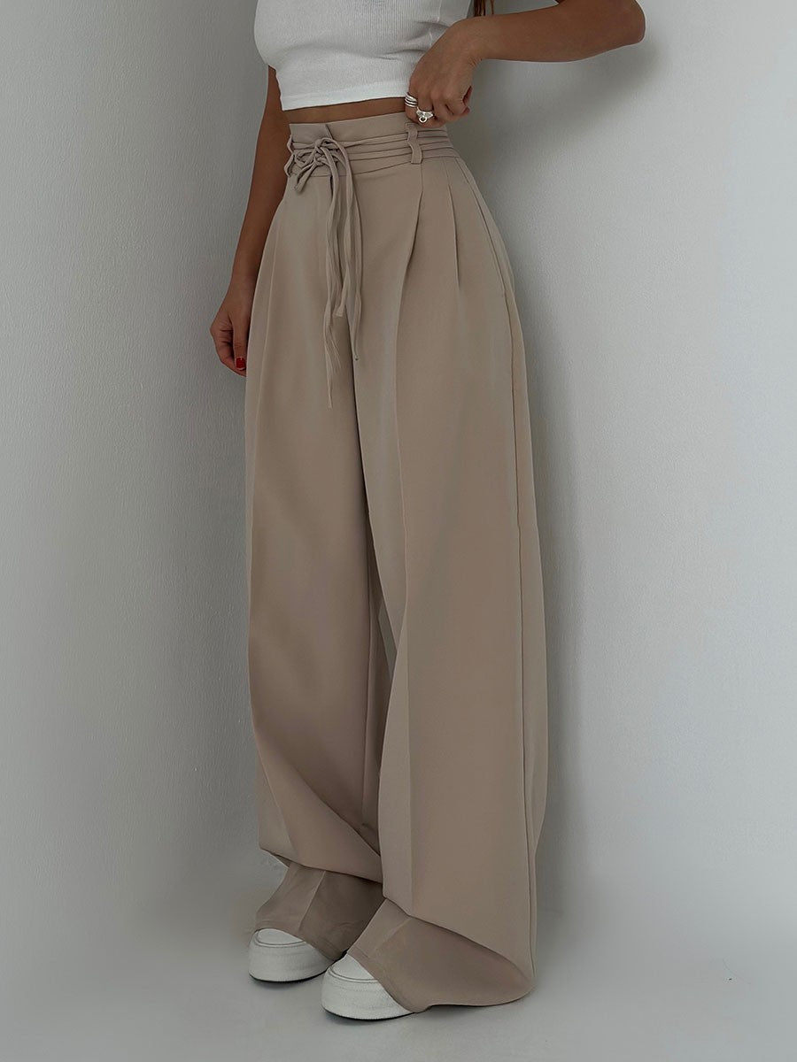 Giselle | High-Waisted Wide-Leg Trousers