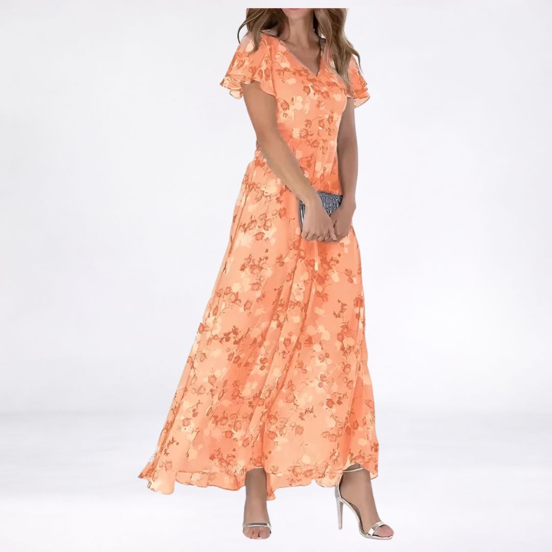Camille | Luxe Tummy-Concealing Flowy Dress