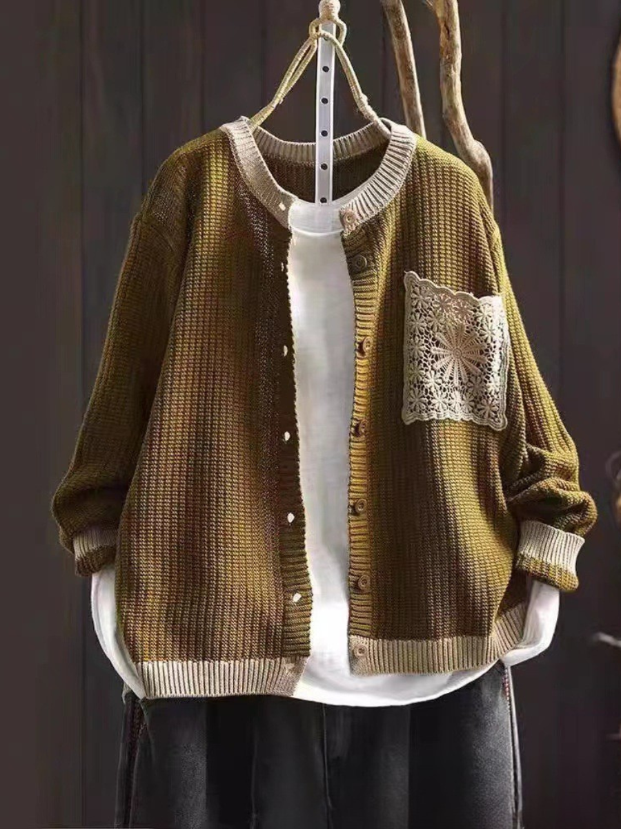 Gabrielle | Textured Knit Cardigan
