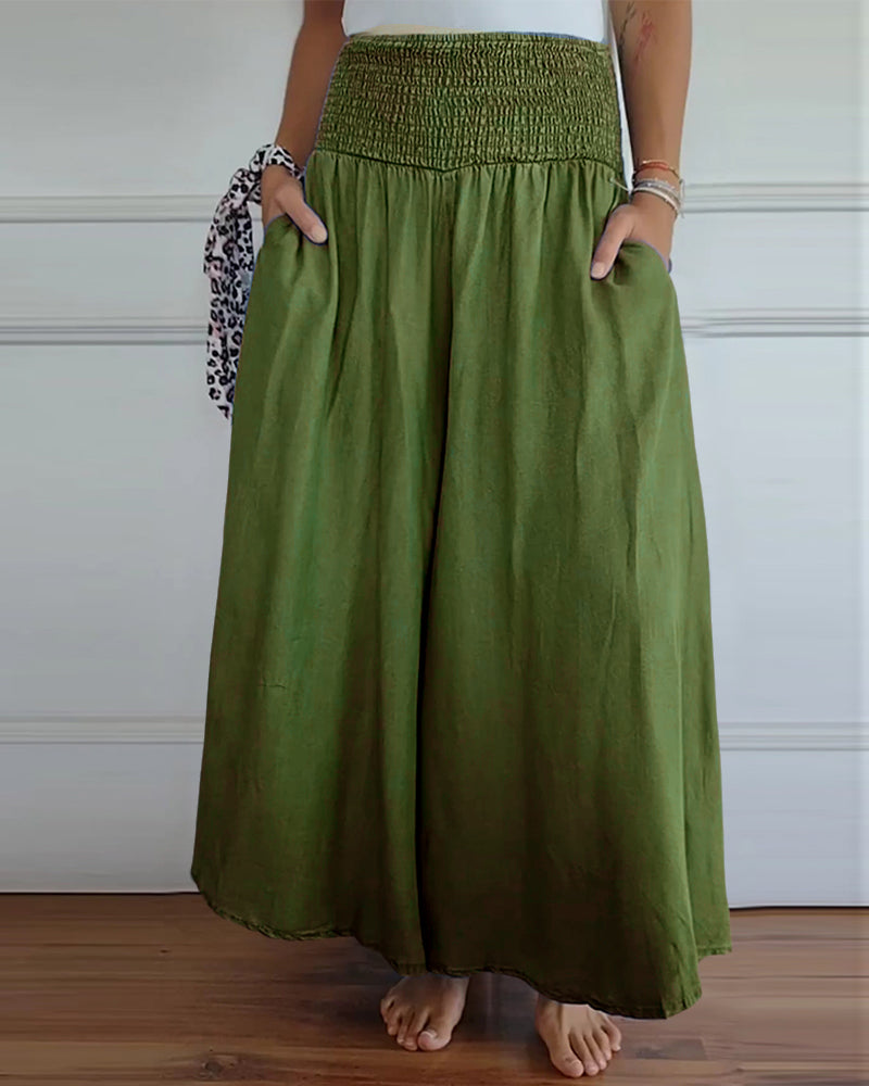 Delphine | Flowing Wide-Leg Trousers