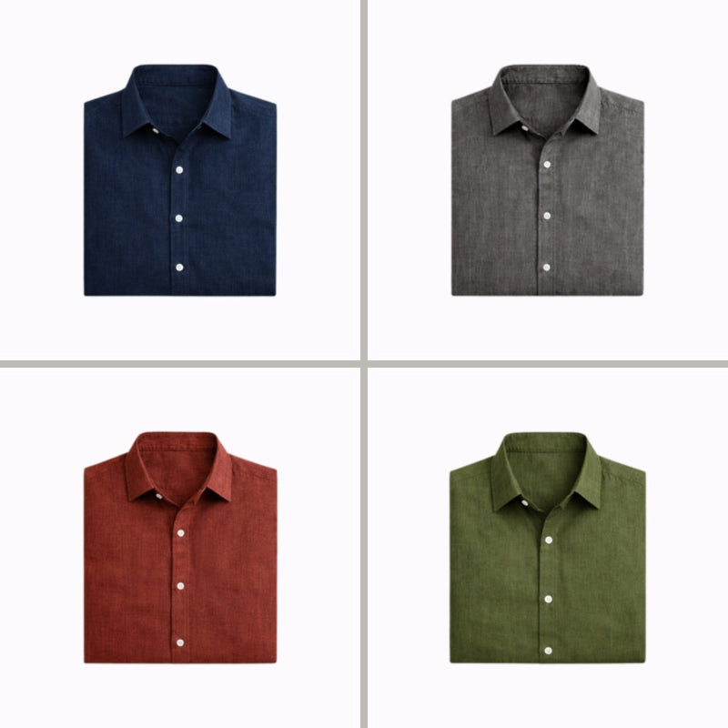 Simon | Breathable Linen Blend Shirt
