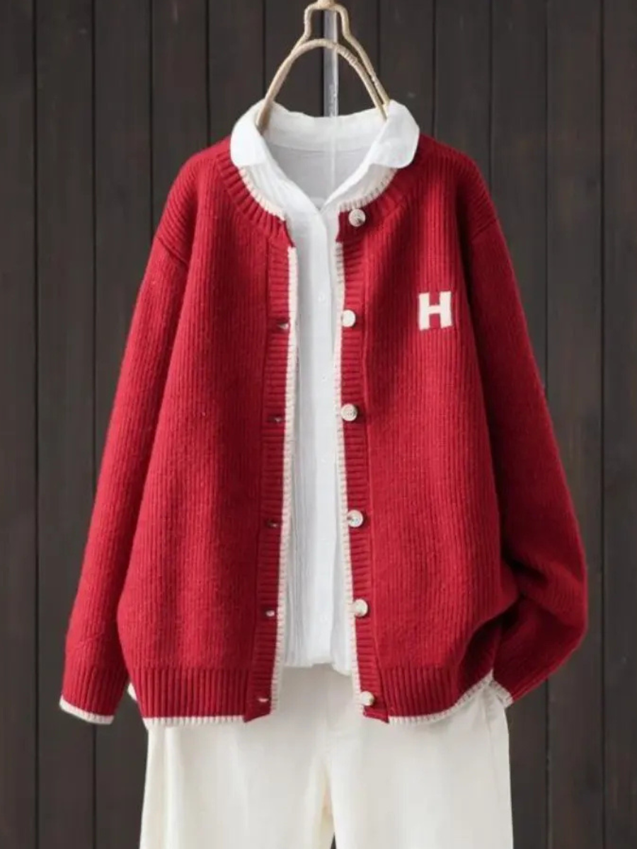 Hélène | Classic Button-Front Cardigan