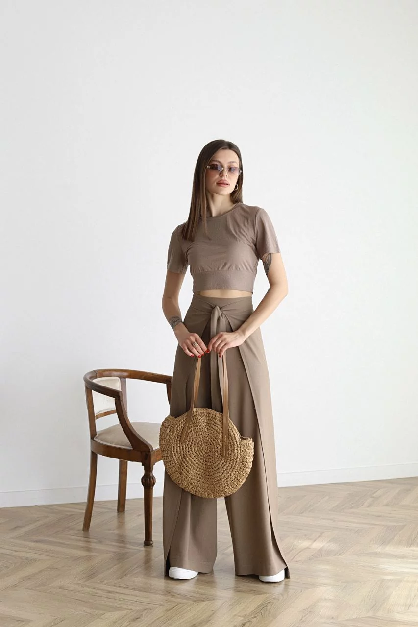 Gabrielle | Wide Leg Linen Trousers